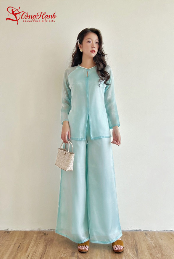 ao-ba-ba-xanh-ngoc-chat-lieu-organza-tay-dai