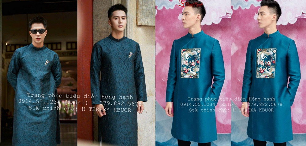 ao-dai-nam-mau-xanh-co-vit