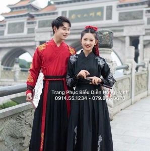 Thuê Trang Phục Cổ Trang Nam Đỏ Đen