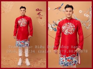 Thuê áo dài nam - ADN37