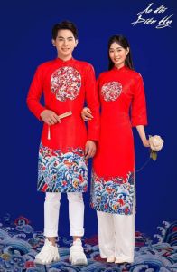 Áo Dài Cặp Cách Tân Nữ 52 - ADCTN52