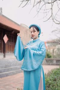 Việt phục nữ 9 ( xanh dương đậm ) - VPNu9