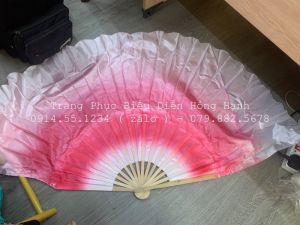 Thuê quạt lụa hồng - Q14L