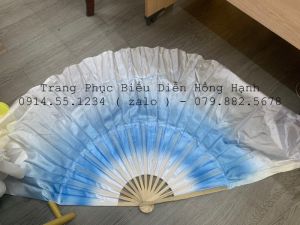 Thuê quạt lụa xanh dương - QL6