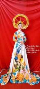 Thuê áo dài trình diễn 10 - ADTD10