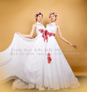Váy múa trắng 37 - VM37