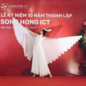 Váy múa trắng 36 - VM36