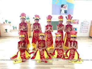 Trang Phục Múa Âu Lạc Trẻ Em Nam Nữ 1 - ALTEN1