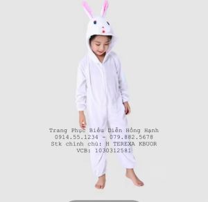 Trang phục thỏ trắng trẻ em - TTTE
