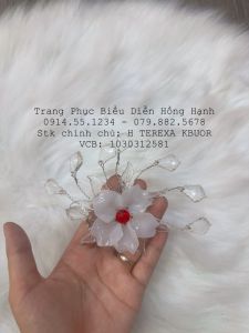 Thuê hoa đá cài tóc PK.008.10k