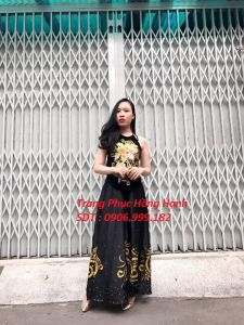 Thuê Yếm Váy Tứ Thân Đen 220 - TT220
