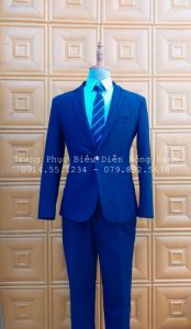 Đồ Vest Nam Xanh dương đậm 4 - VN4