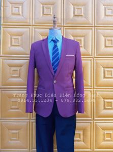 Đồ Vest Nam Tím 14 - VN14