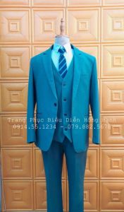 Đồ Vest Nam Xanh cổ vịt 53 - VN53