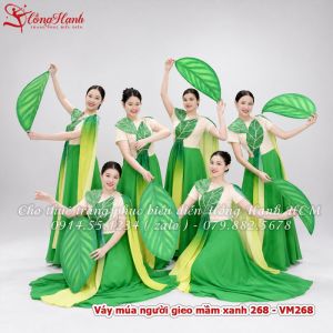 Váy múa người gieo mầm xanh 268 - VM268