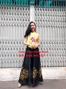 Thuê Yếm Váy Tứ Thân Vàng 223 - TT223