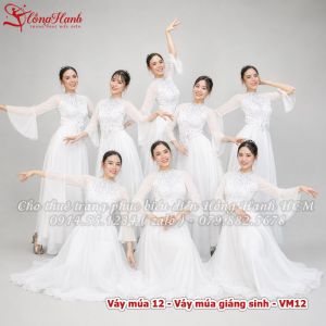 Váy múa 12 - Váy múa giáng sinh - VM12