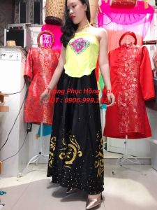 Thuê Yếm Váy Tứ Thân Vàng 224 - TT224