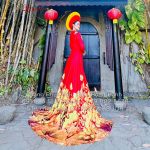 Thuê áo dài trình diễn 42 - ADTD42