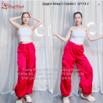 Thuê quần nhảy jogger hồng 2 ( Quần ) - QNNL2