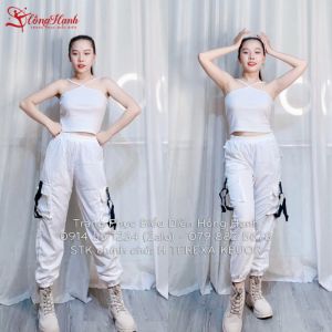 Thuê quần nhảy jogger trắng  06 ( Quần )