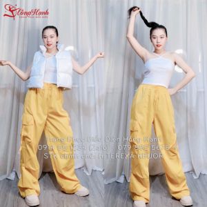 Thuê quần nhảy jogger vàng  ( quần )