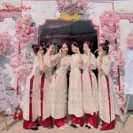 Áo Dài Bưng Quả - ADCBQ34