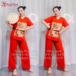 Thuê đồ đồng dao màu Đỏ - DD4