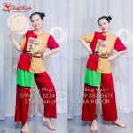 Thuê đồ đồng dao màu Đỏ nâu - DD8