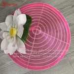 Cho Thuê Nón Lá Hồng Hoa Sen trắng 5 - NL5