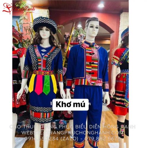 Thuê trang phục Khơ Mú Nam nữ