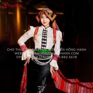 Thuê trang phục Dân tộcThái Thiết Kế chưa kèm khăn Piêu