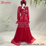 Thuê áo tứ thân hồng Bắc Bling 206 - TT206