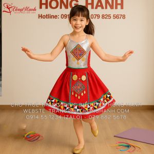 Thuê trang phục H mông trẻ em