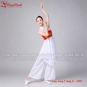 Váy múa Trắng 9 - VM9