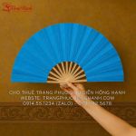 Cho Thuê Quạt Múa Màu Xanh Biển - Q35