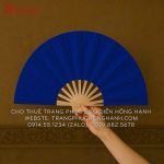 Cho Thuê Quạt Múa Màu Xanh Dương - Q68