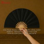 Cho Thuê Quạt Múa Màu Đen - Q67