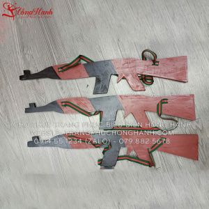 Cho thuê đạo cụ súng gỗ AK mẫu 2 tại TPHCM - SAK2