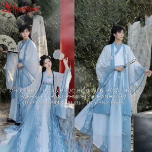 Thuê Trang Phục Cổ Trang Nam Lam Y Tiên Khách