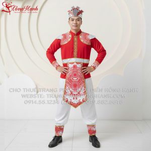 Cho Thuê Trang Phục Âu Lạc Nam 2 (đỏ)