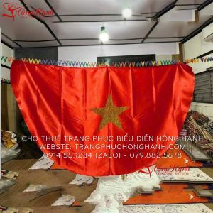 Thuê cờ tổ quốc múa bán nguyệt