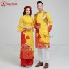 ao-dai-nam-nu-mau-vang-hoa-tiet-trong-dong-hoa-mai-adtt465 - ảnh nhỏ 2