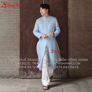 Thuê Áo dài cách tân nam 333 ( không kèm quần )