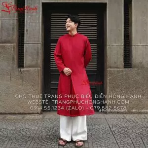 Thuê Áo dài cách tân nam 329 ( không kèm quần )