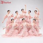 Áo Tứ Thân Hồng Tay Bồng Xếp Tầng Đính Hoa 224 - TT224