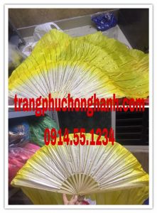 quạt lụa lửng vàng - QL2