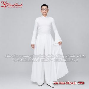 Váy múa trắng 8 - VM8