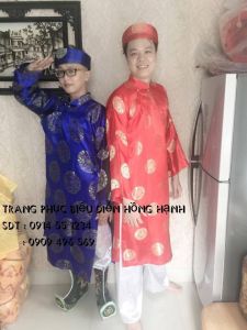 Áo dài nam gấm 16 -  ADN16