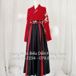 Thuê Trang Phục Cổ Trang Nam Đỏ Đen